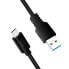 LogiLink CU0168 - 1 m - USB A - USB C - USB 3.2 Gen 1 (3.1 Gen 1) - 5000 Mbit/s - Black