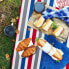 Фото #7 товара Плед для пикника XXL Relaxdays 200x300 см в полоску