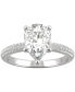 Moissanite Pear Engagement Ring (2-3/8 ct. t.w. DEW) in 14k White Gold