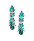 ფოტო #2 პროდუქტის Women's Blue Stone Drop Earrings