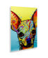 Фото #2 товара Dean Russo 'Chihuahua' Floating Brushed Aluminum Art - 16" x 22" x 1"