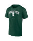 Фото #3 товара Men's Green Michigan State Spartans Campus T-shirt