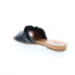 Miz Mooz Alena Womens Black Leather Slip On Slides Sandals Shoes