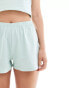 Фото #2 товара ASOS DESIGN mix & match flippy short in sage green