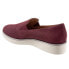 Фото #5 товара Softwalk Whistle S1810-606 Womens Burgundy Wide Leather Loafer Flats Shoes 11