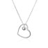 Фото #1 товара Delicate silver necklace Heart AGS1572/47