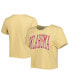 ფოტო #1 პროდუქტის Women's Yellow Oklahoma Sooners Core Fashion Cropped T-shirt