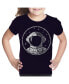 ფოტო #1 პროდუქტის Big Girl's Word Art T-shirt - I Need My Space Astronaut