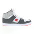 DC Cure Hi Top ADYS400072-WYR Mens Gray Skate Inspired Sneakers Shoes