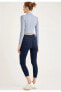 Kadın Dark Navyblue Anna Super Skinny Fit Yüksek Bel Jean Pantolon L0598AZ21SP