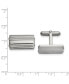 Фото #3 товара Stainless Steel Polished Cufflinks