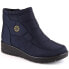 Фото #1 товара News W EVE437B wedge snow boots, navy blue