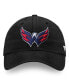 Фото #3 товара Men's Black Washington Capitals Core Primary Logo Adjustable Hat