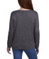 ფოტო #2 პროდუქტის Petite Long Sleeve Knit Top