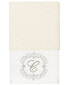 Фото #5 товара Textiles Turkish Cotton Monica Embellished Towel 3 Piece Set - Dark Gray