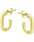 ფოტო #6 პროდუქტის Square Tube Small Hoop Earrings, Created for Macy's