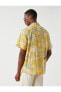 Фото #8 товара Рубашка Koton с коротким рукавом в цветочном принте