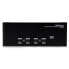 Фото #4 товара StarTech.com 4 Port Triple Monitor DVI USB KVM Switch with Audio & USB 2.0 Hub - 1920 x 1200 pixels - Rack mounting - Black