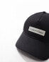 Calvin Klein embroidered logo baseball cap in black