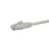 Фото #2 товара StarTech.com 50cm CAT6 Ethernet Cable - White CAT 6 Gigabit Ethernet Wire -650MHz 100W PoE RJ45 UTP Network/Patch Cord Snagless w/Strain Relief Fluke Tested/Wiring is UL Certified/TIA - 0.5 m - Cat6 - U/UTP (UTP) - RJ-45 - RJ-45