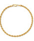 ფოტო #1 პროდუქტის Rope Link Chain Bracelet in 14k Gold