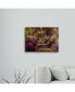 Фото #3 товара Claude Monet A Pathway in Monet's Garden Floating Brushed Aluminum Art - 22" x 25"