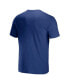 ფოტო #4 პროდუქტის Men's NFL X Staple Blue New York Giants Lockup Logo Short Sleeve T-shirt