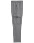 Kid Solid Fleece Pants - Gray 14