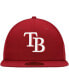 Фото #3 товара Men's Cardinal Tampa Bay Rays White Logo 59FIFTY Fitted Hat