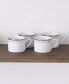 Фото #4 товара Silver Colonnade 4 Piece Cup Set, Service for 4