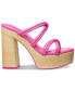 Фото #2 товара Corrine Slip On Strappy Espadrille Platform Sandals