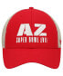Men's Red, Natural Super Bowl LVII Flagship Wash MVP Snapback Hat