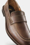 Leather loafers