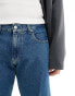 Фото #5 товара Calvin Klein Jeans authentic straight leg jeans in mid wash