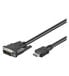 Фото #2 товара Wentronic MMK 630-200 2.0m (HDMI-DVI) - 2 m - HDMI - DVI-D - Black - Male/Male