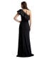 ფოტო #3 პროდუქტის Women's Roni One-Shoulder Ruffle Gown