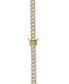 ფოტო #2 პროდუქტის Frosty Link Collection 9mm Necklace in 18K Gold- Plated Brass, 16"
