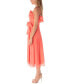 ფოტო #3 პროდუქტის Women's Ruffled Fit & Flare Dress