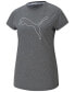 Women's Heather Performance Logo Graphic T-Shirt