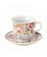 Фото #2 товара 8 Piece 8oz Coffee Cup and Saucer Set, Service for 4