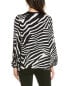 Фото #2 товара The Kooples Zebra Shirt Women's White 1