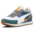 Фото #2 товара Puma Road Rider Sd Lace Up Mens Green, White Sneakers Casual Shoes 39737710