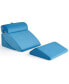Фото #2 товара 4 Pieces Orthopedic Bed Wedge Pillow Set for Pain Relief-Blue