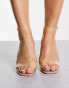 Truffle Collection clear heeled sandals