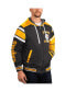 Men's Black, Gray Pittsburgh Steelers Extreme Full Back Reversible Hoodie Full-Zip Jacket