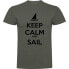 KRUSKIS Keep Calm And Sail short sleeve T-shirt