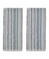 Farmhouse Stripe Cotton 2 Piece Hand Towel Set, 26" x 16"