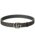 Фото #1 товара Gucci Reversible Canvas & Leather Belt Men's