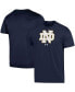 Фото #1 товара Men's Navy Notre Dame Fighting Irish School Logo Performance Cotton T-shirt