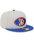 ფოტო #3 პროდუქტის Men's Stone/Royal Denver Broncos 2024 Sideline Historic 59FIFTY Fitted Hat